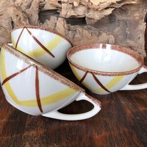3 MCM Edwin Knowles Santa Monica Tea Cups